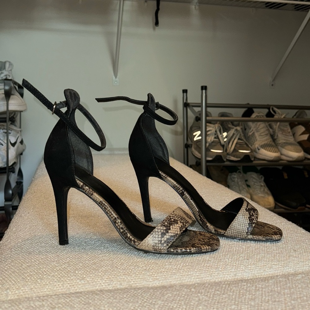 Animal print heel ASOS